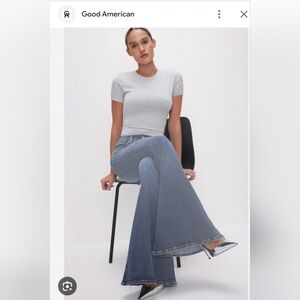 Good American Good Waist extreme Flare Size 4